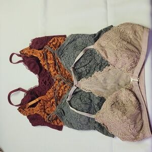 4 Lace Bralettes